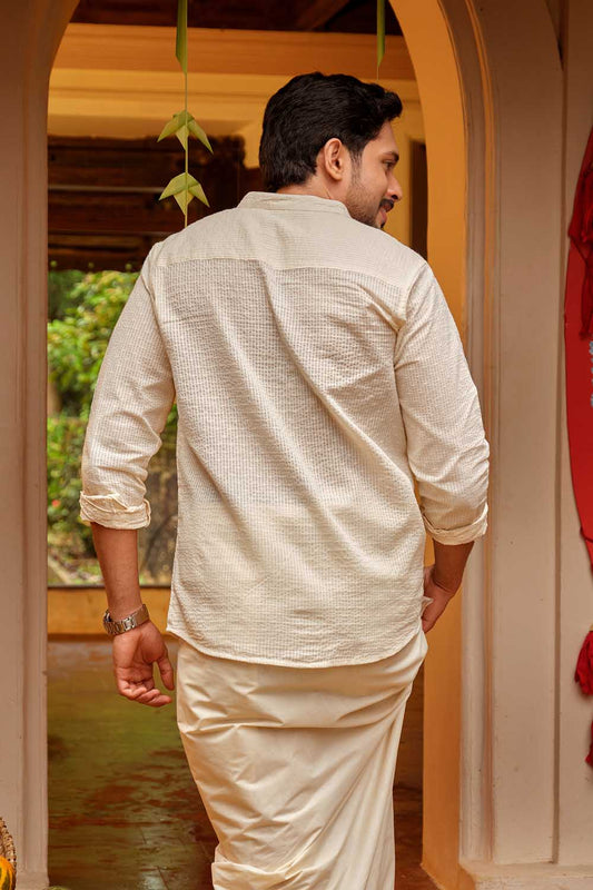 Shangupushpam Handpainted Full Sleeve Shirt