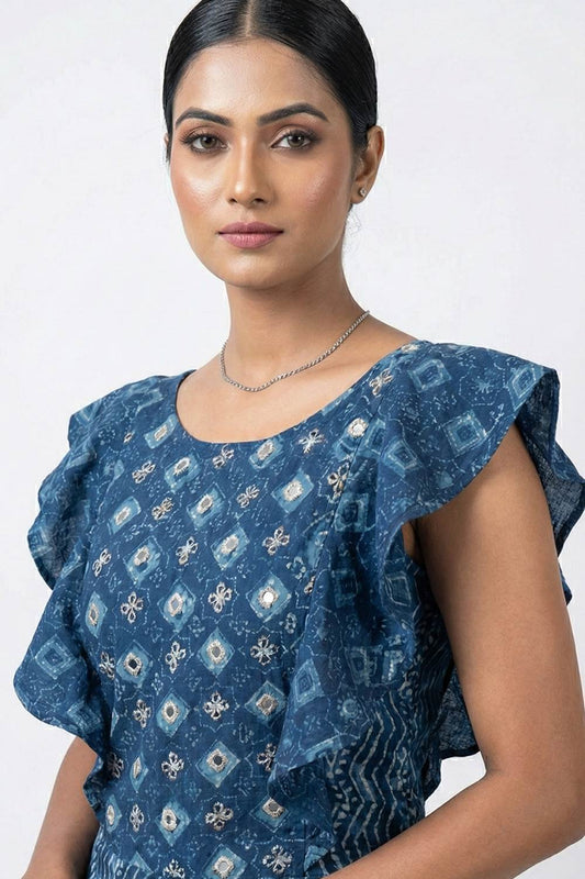 Lippan Art Indigo Jumsuit