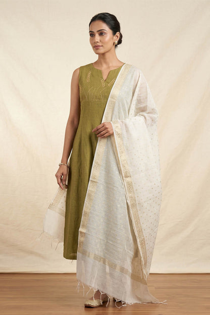 Offwhite Chanderi Dupatta