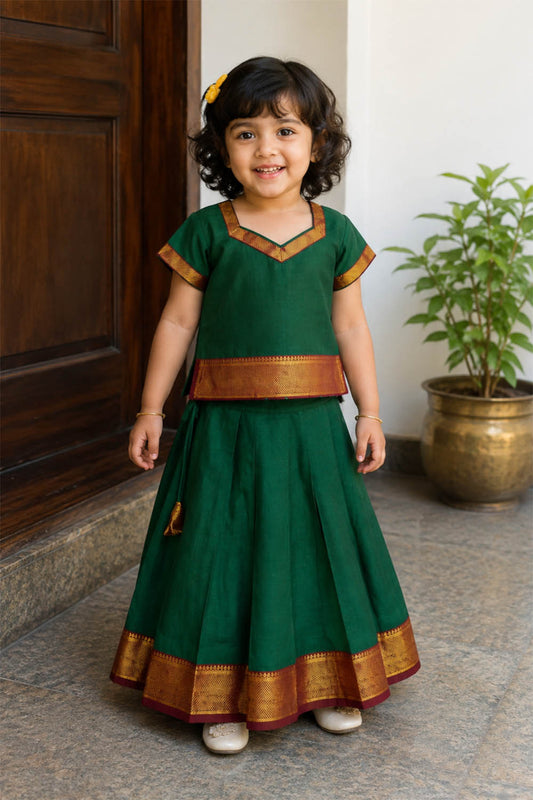 Green Top & Skirt