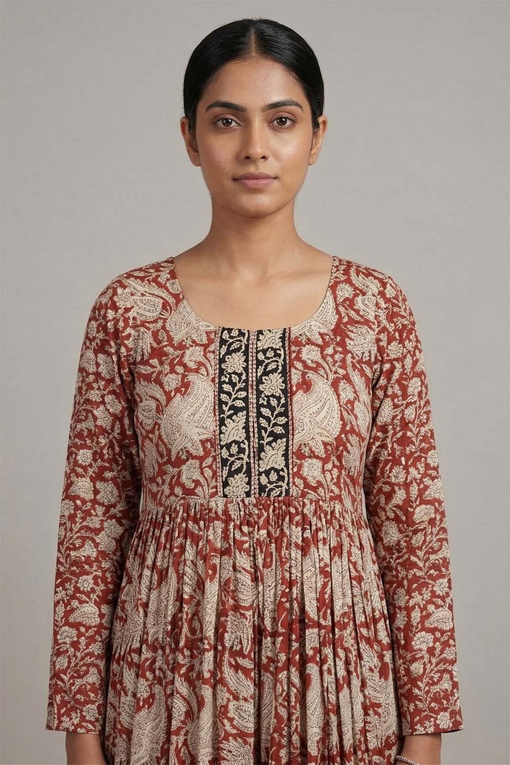 Modal Gathered Floral Print Co-Ordset