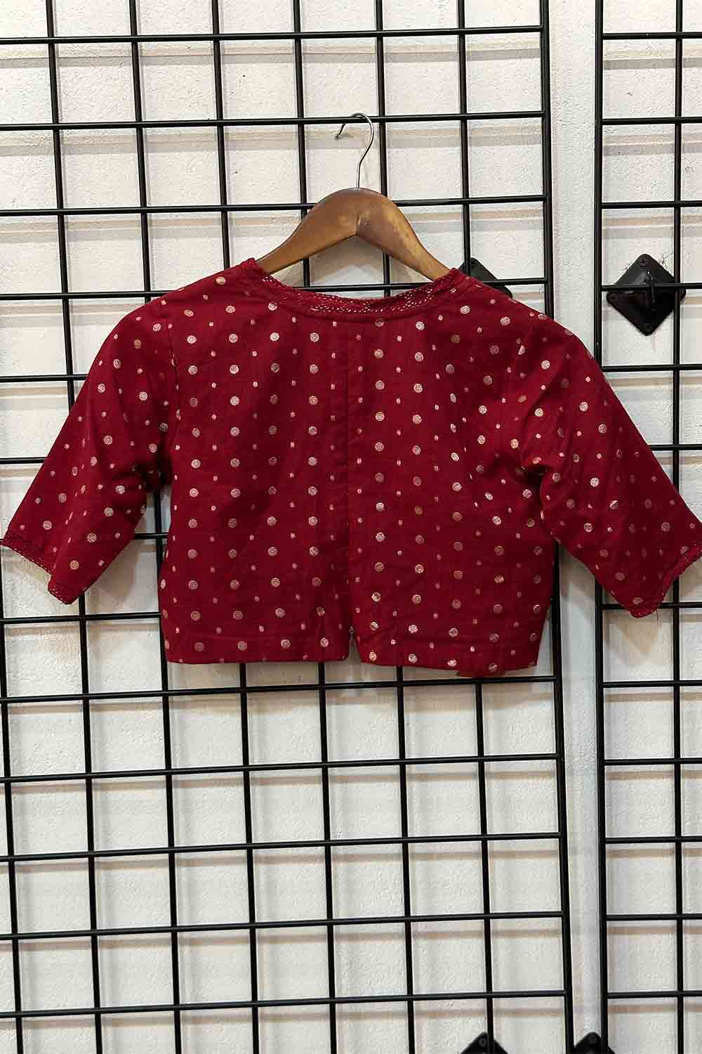 Dyed Red Blouse