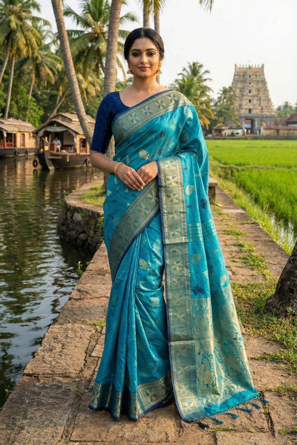 Bengal Tassar Silk Saree