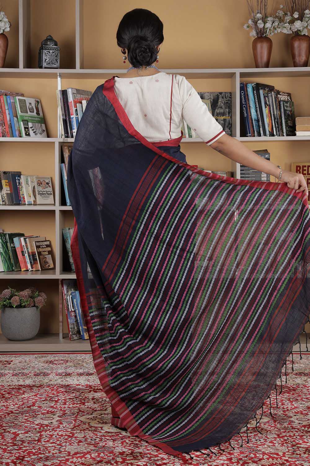 Handloom Cotton Khadi Saree