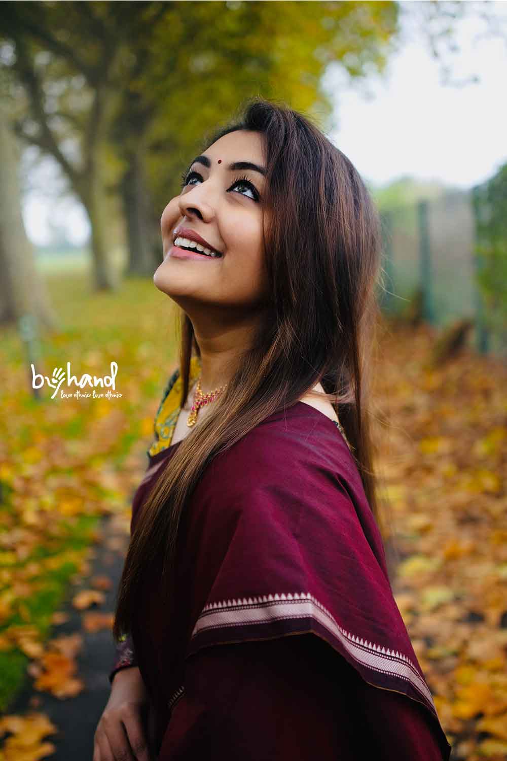 Maroon Narayanpettu Saree