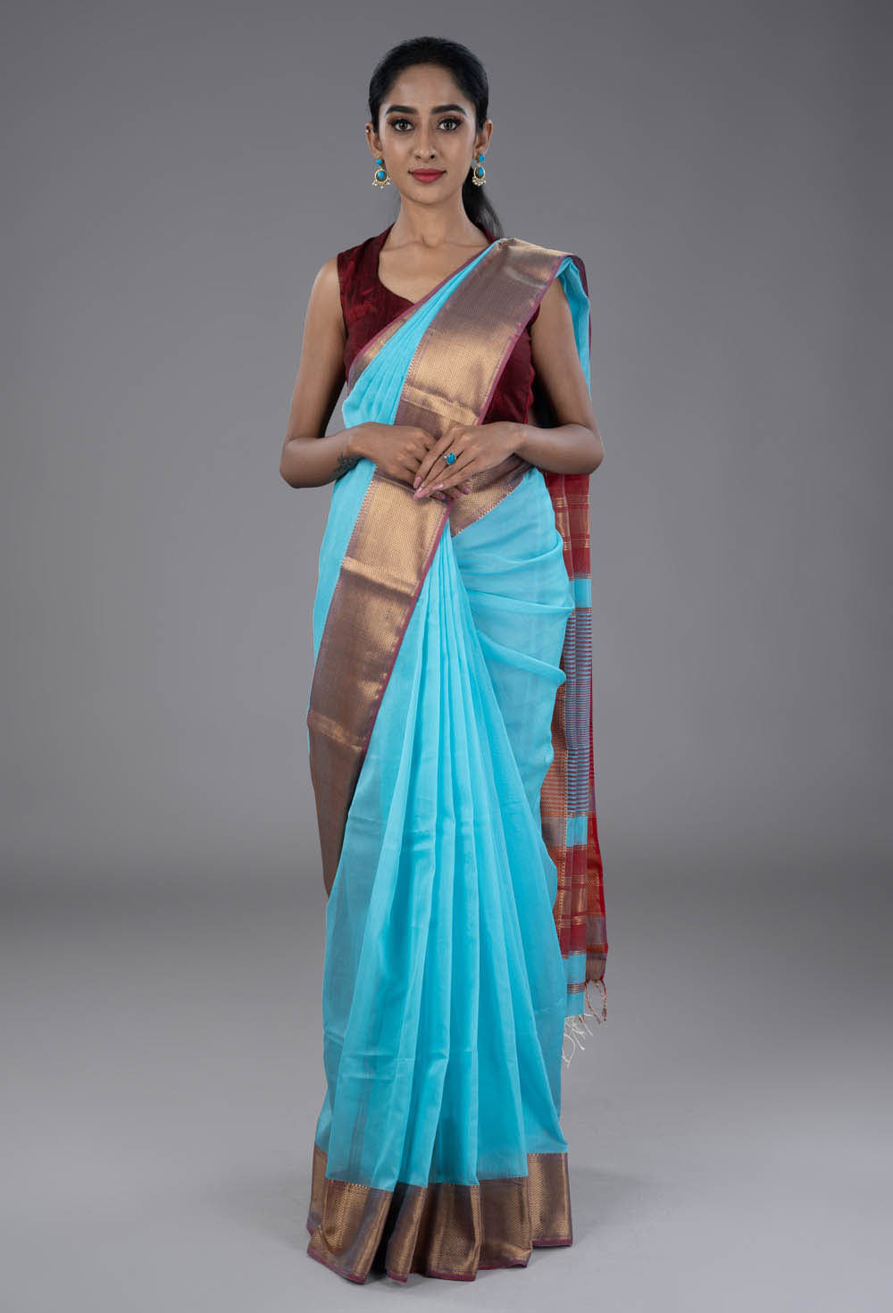 Maheshwari Silk Saree