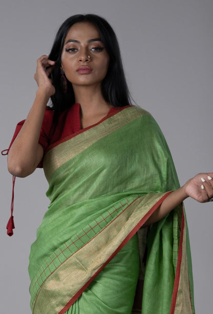 Linen Saree