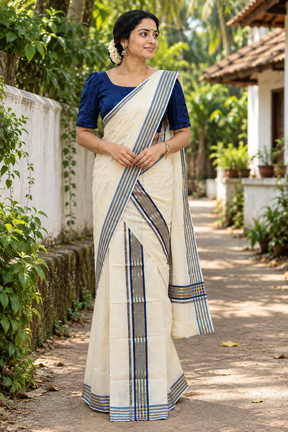 Chendamangalam Handloom Set Mundu