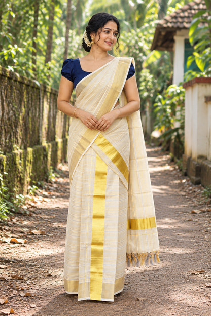 Kerala Designer Set Mundu