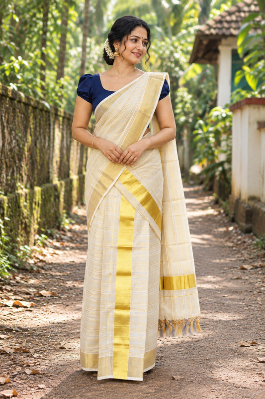 Kerala Designer Set Mundu