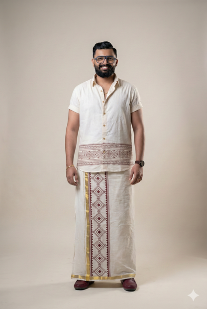 Bohemean art work shirt