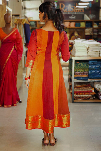 Anarkali with yoke Embroidery