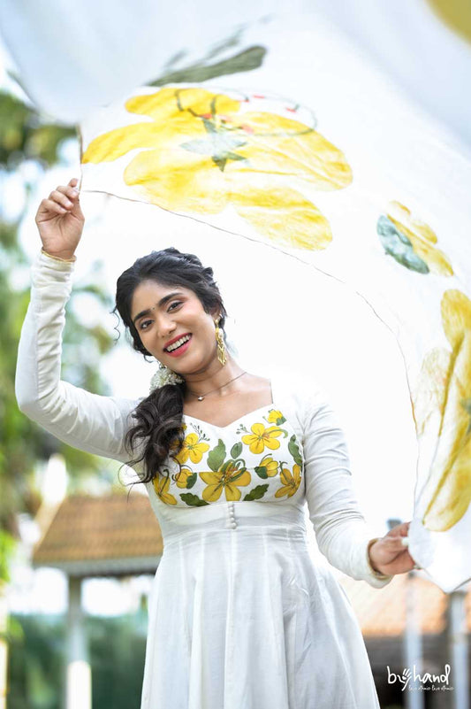 Kanikonna Hand Painted Dupatta