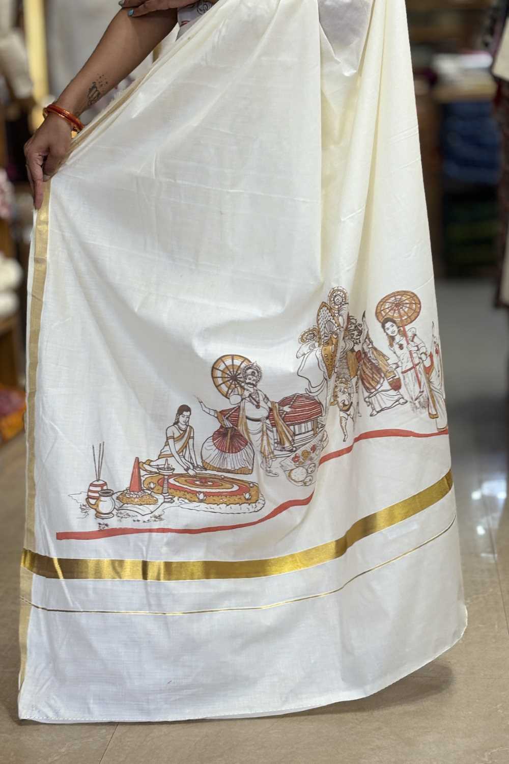 Keraliyam Print Saree