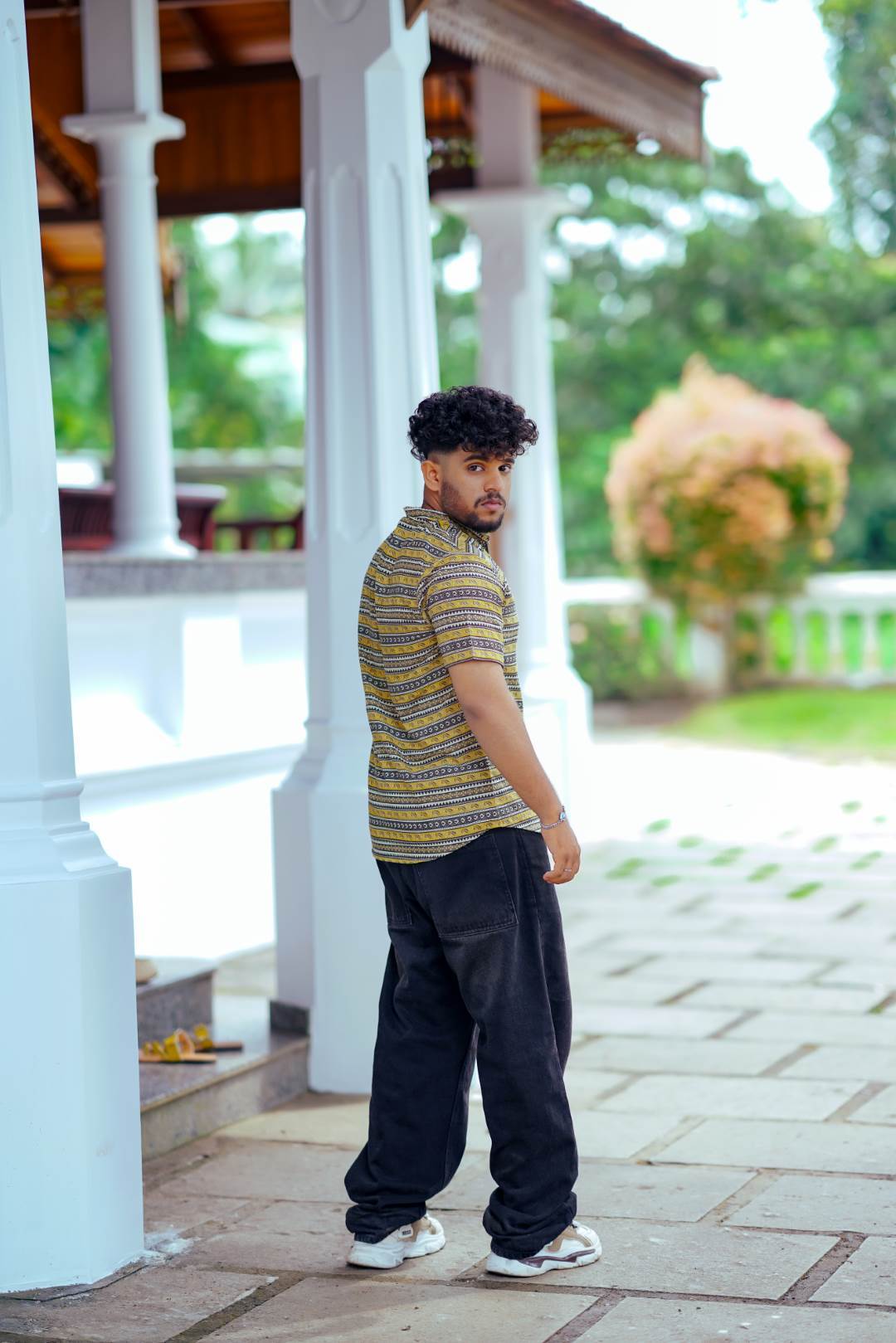 Yellow Base Black Border Shirt