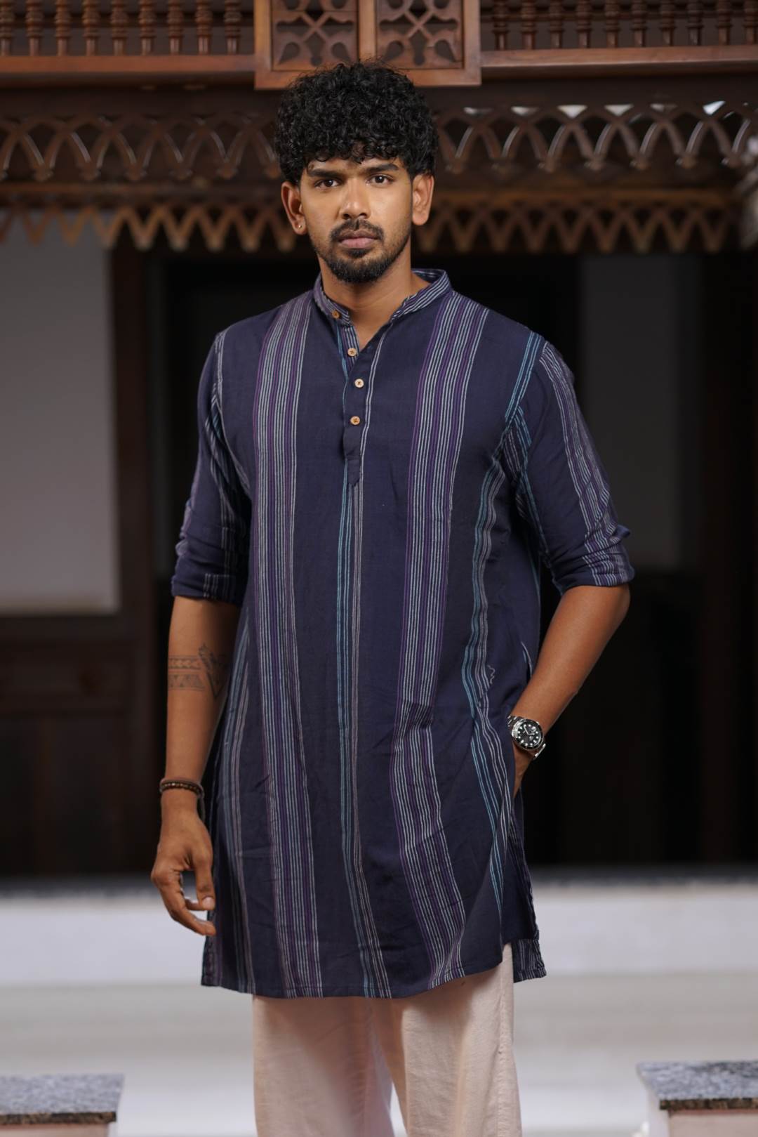 Cotton Handloom Long Kurtha