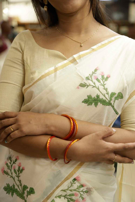 Muyalcheviyan print Set Mundu