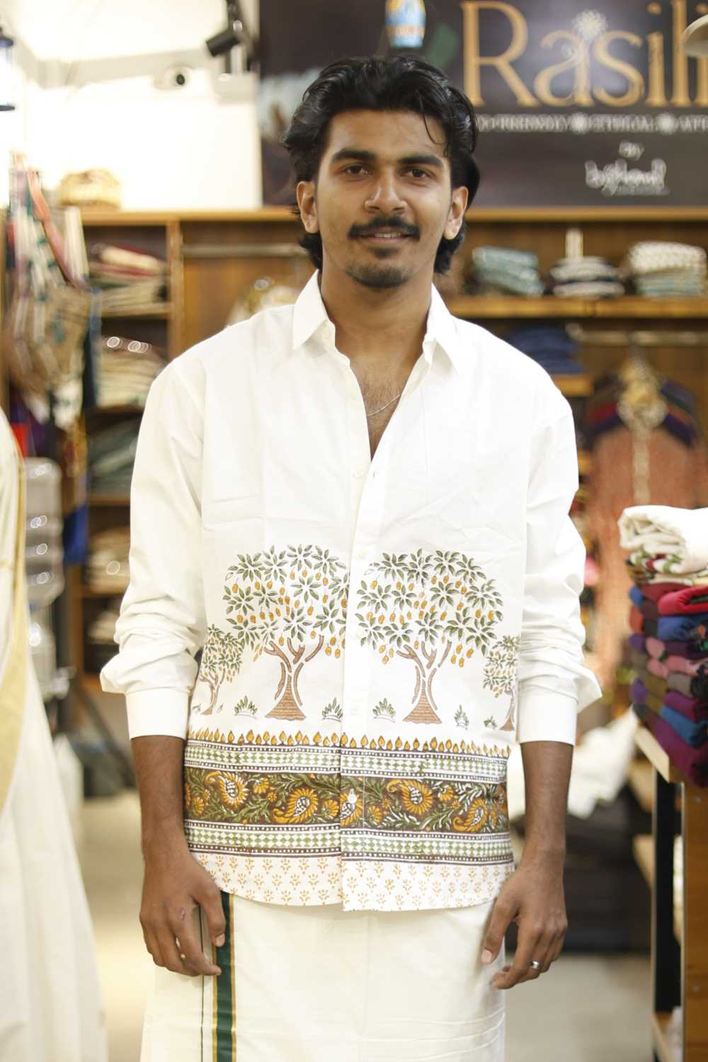 Mango Tree Printed Shirt