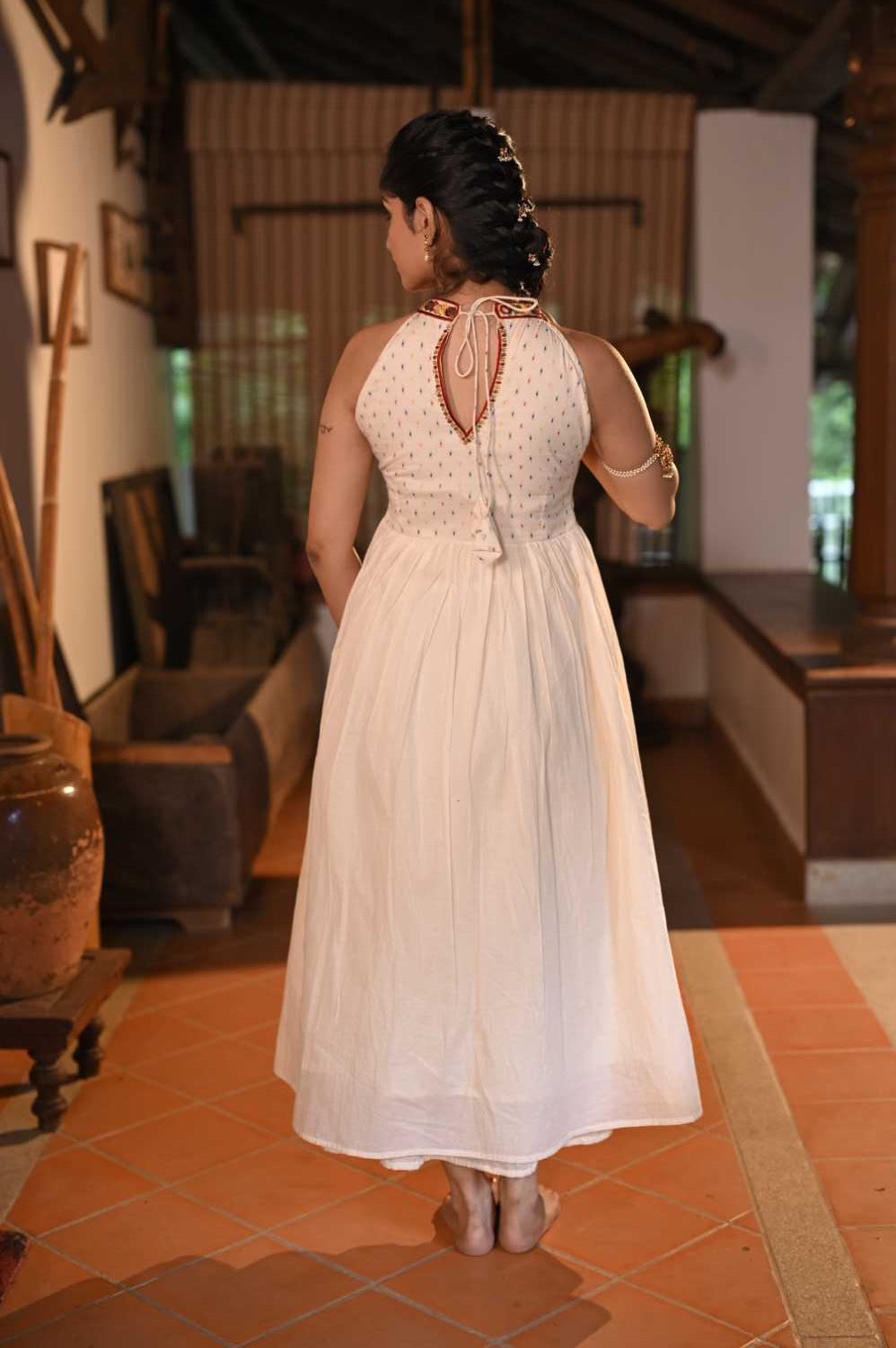 Garudanthookam Handpainted Dress