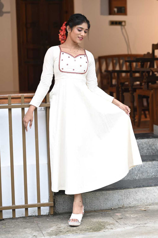 Onapottan Printed Anarkali