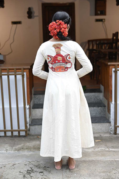 Onapottan Printed Anarkali