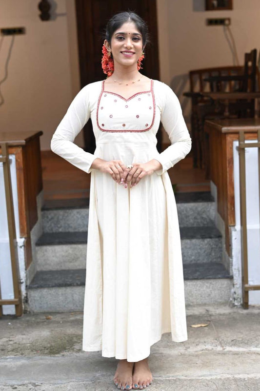 Onapottan Printed Anarkali
