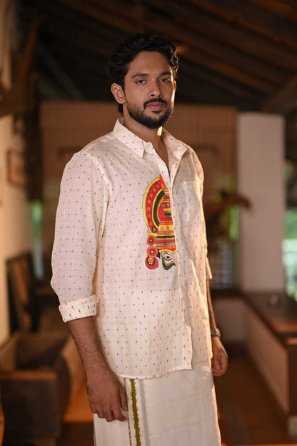 Garudan Thookam Hand painted shirt