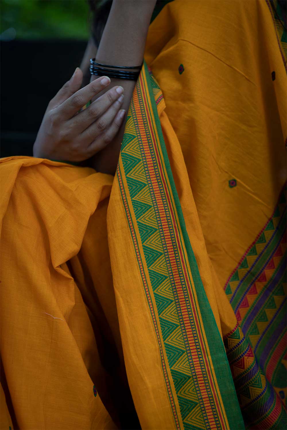 Sambalpuri Bomkai Ikat saree