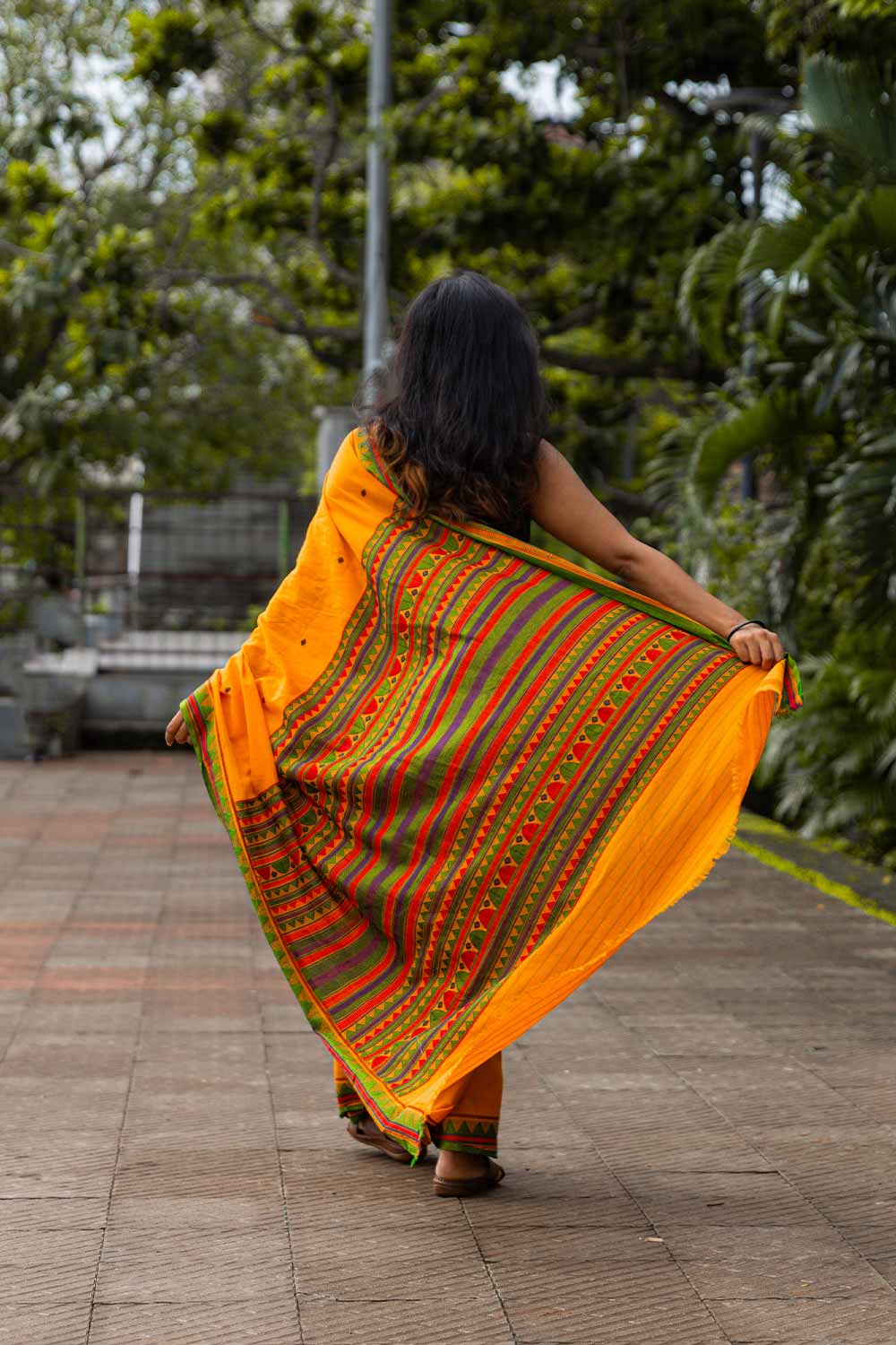 Sambalpuri Bomkai Ikat saree