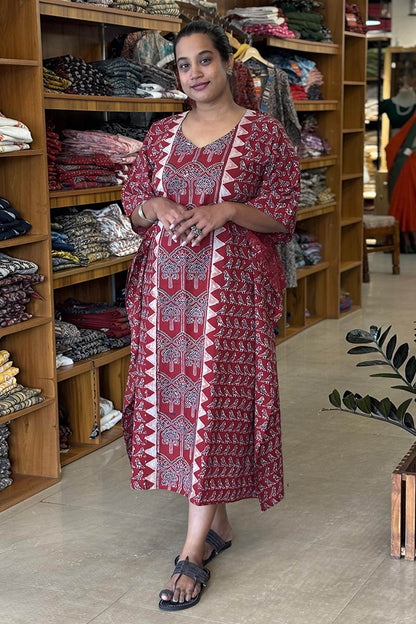 Red Base Kaftan