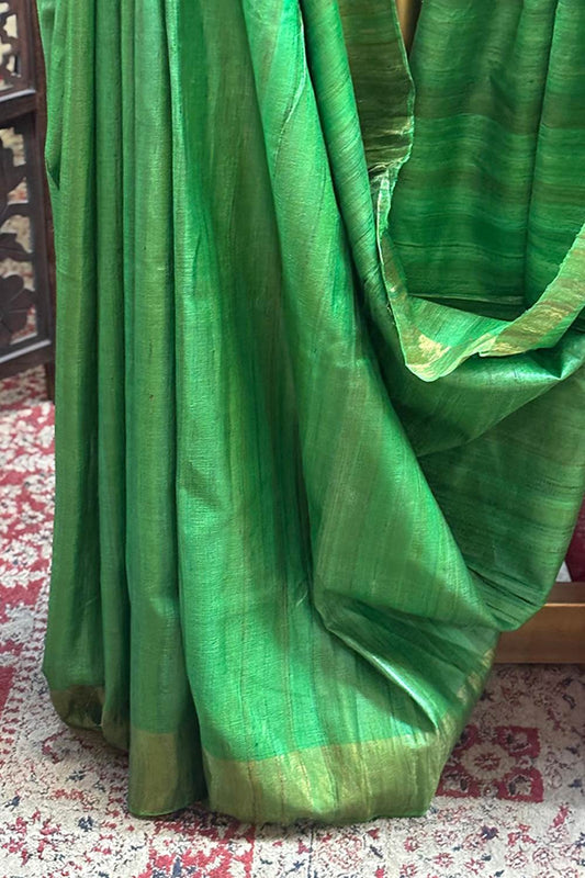Tussar Gicha Premium Saree