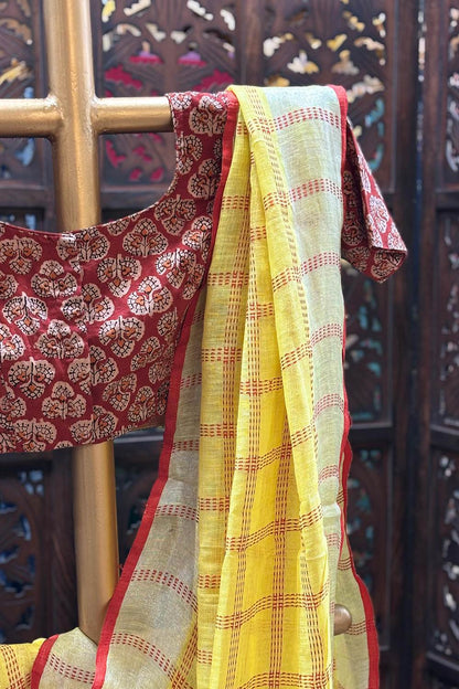 Linen Saree