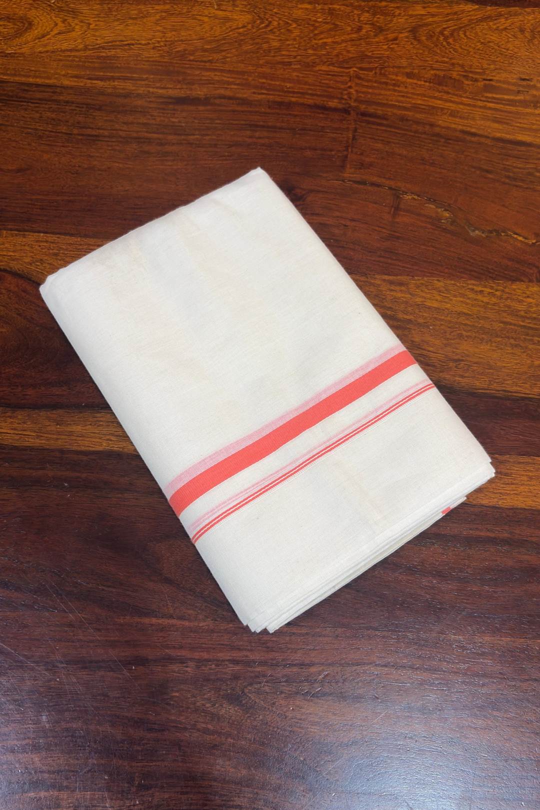 Puliyilakkara Orange Golden Border Saree