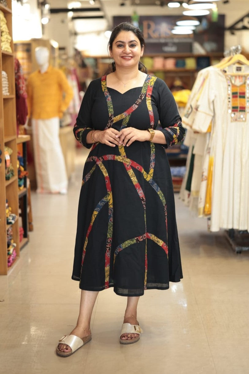 Asymmetrical Patch Aline Top