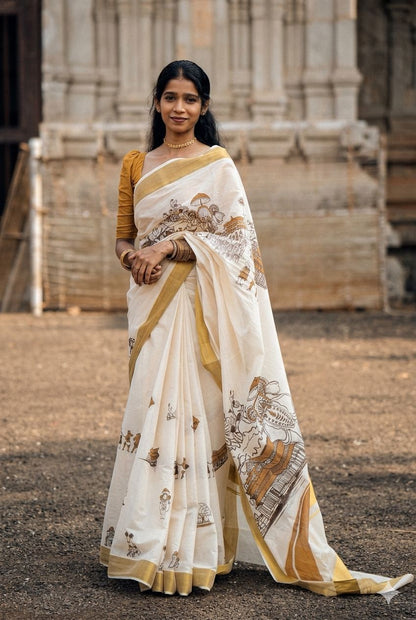 Thrissur Pooram Saree