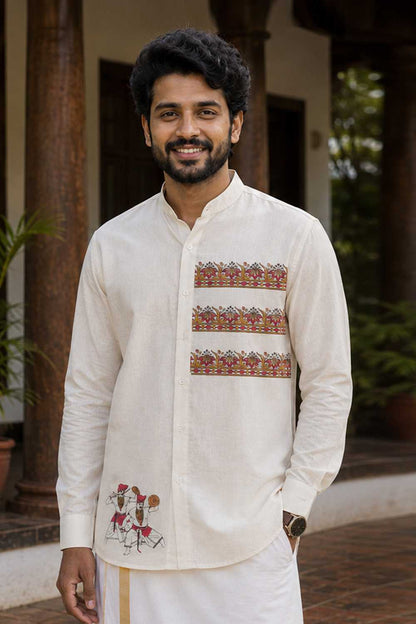 Velakali & Floral Print Shirt