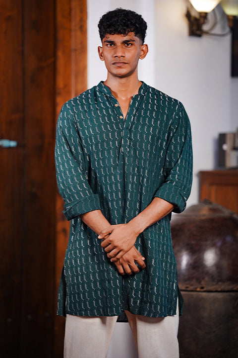 Green Dyed Long Kurta