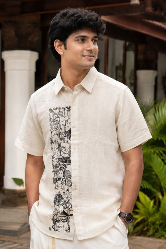 Kerala Theme Print Shirt