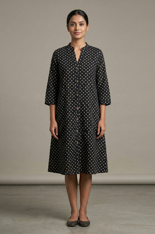 Black Polka Dots Dress