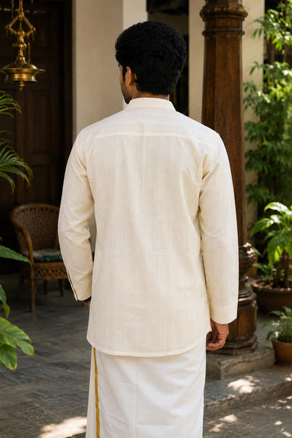 Krishna Kireedam Handpainted Kurta