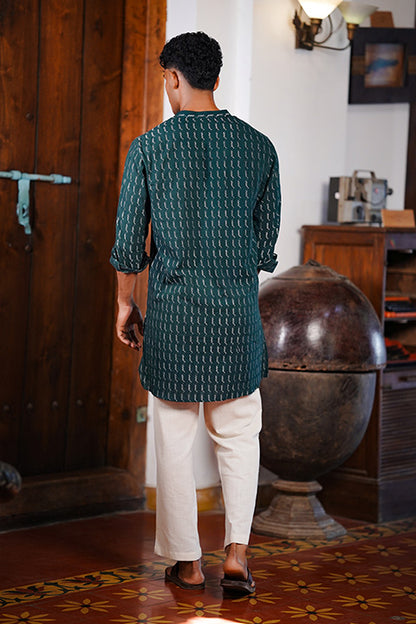 Green Dyed Long Kurta