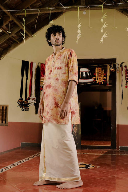 Red&Orange Short Kurta