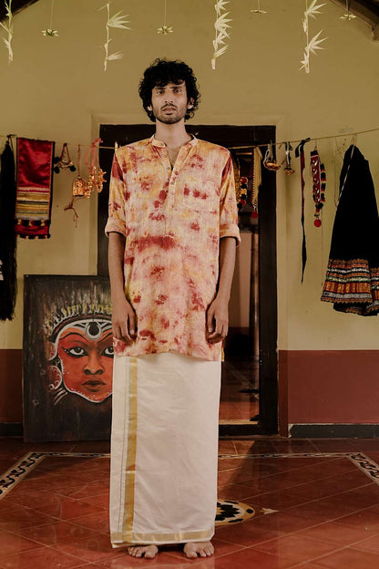 Red&Orange Short Kurta