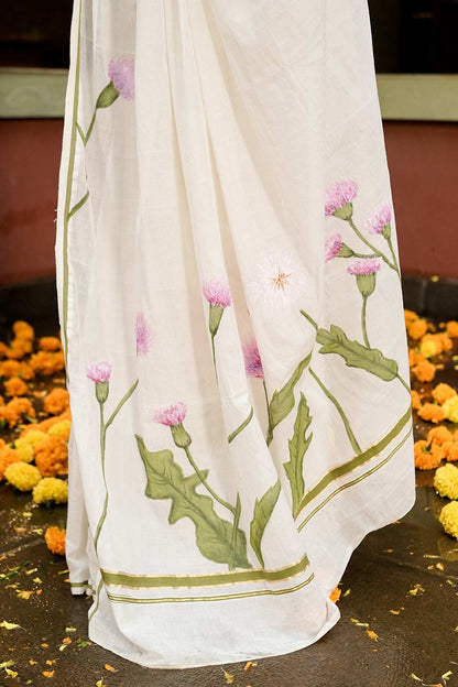 Muyal Cheviyan Puliyilakara Saree