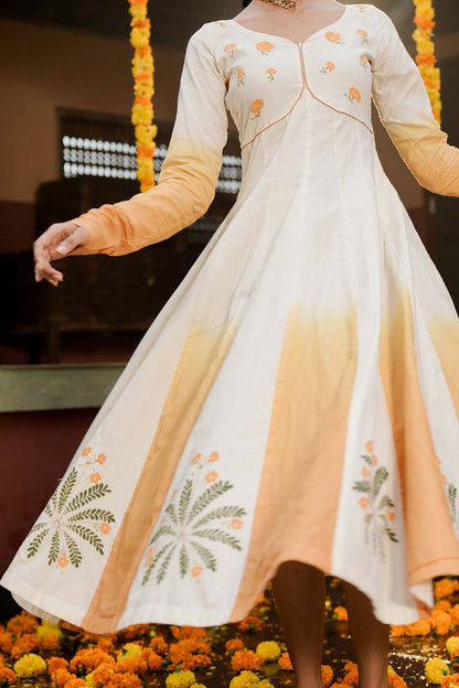 Mukkutti Printed Anarkali