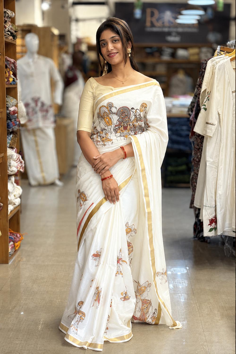 Keraliyam Print Saree