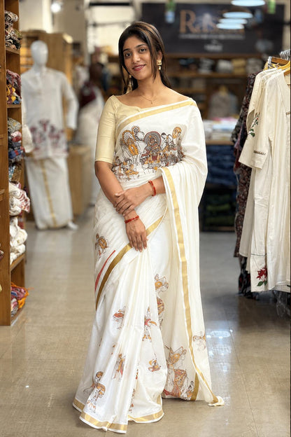 Keraliyam Print Saree