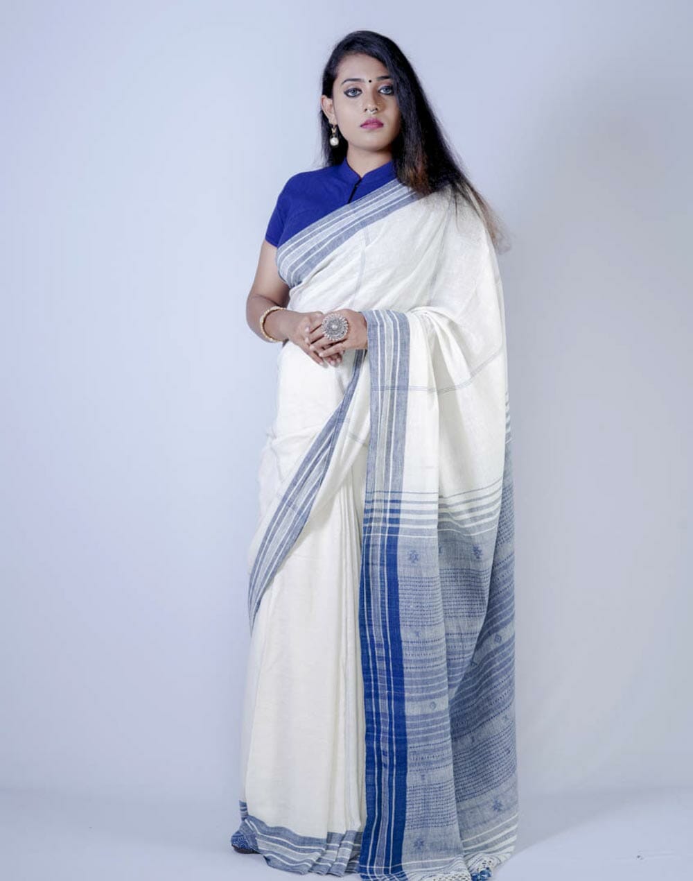 Bhujodi Cotton Saree - Byhand I Indian Ethnic Wear Online I Sustainable ...