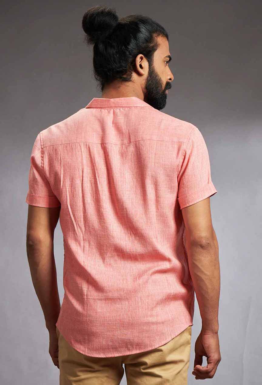 Slub Cotton Shirt - Byhand I Indian Ethnic Wear Online I Sustainable  Fashion I Handmade Clothes