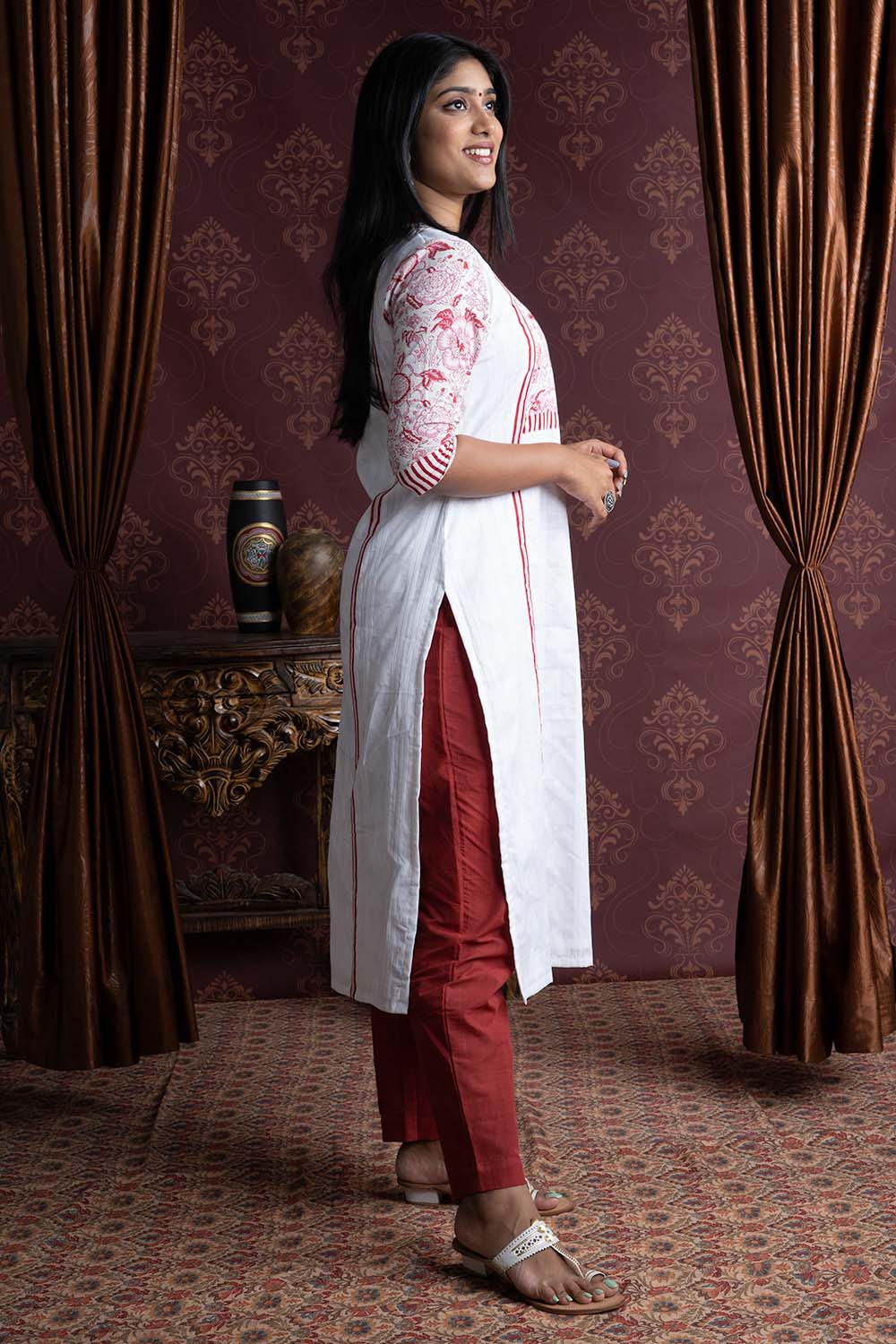 Kayraah Partywear White Kurti at Rs 649 in Surat | ID: 25215836648